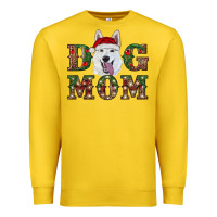 Lemon christmas  white shepherd dog mom Premium Sweatshirt - RanaPortraitStore