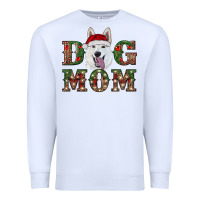 White christmas  white shepherd dog mom Premium Sweatshirt - RanaPortraitStore