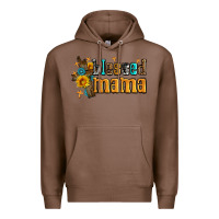 Chestnut blessed mama Premium Hoodie - AdoDesignShop