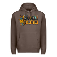 Coffee blessed mama Premium Hoodie - AdoDesignShop
