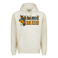 Oatmeal Heather blessed mama Premium Hoodie - AdoDesignShop