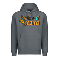 Rock blessed mama Premium Hoodie - AdoDesignShop