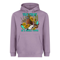 Lavender try that in a small town Heavyweight Hoodie - texasbilliewilder