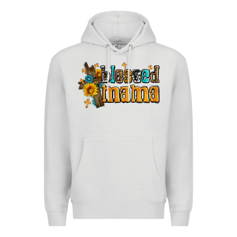 Blessed Mama Premium Hoodie by AdoDesignShop | Teevron
