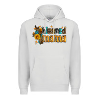 Dove Grey blessed mama Premium Hoodie - AdoDesignShop