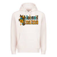 Pale Pink blessed mama Premium Hoodie - AdoDesignShop