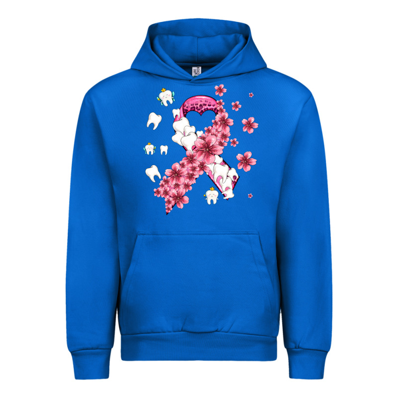 Teeth And Flower Cancer Ribbon Urban Hoodie by AdoDesignShop | Teevron