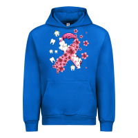 Cobalt teeth and flower cancer ribbon Urban Hoodie - AdoDesignShop