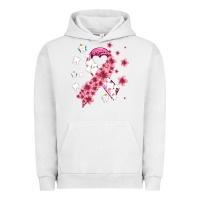 Pigment Lunar Rock teeth and flower cancer ribbon Urban Hoodie - AdoDesignShop