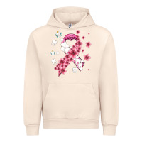 Sandshell teeth and flower cancer ribbon Urban Hoodie - AdoDesignShop