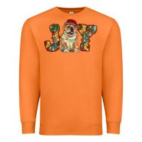 Carrot bulldog christmas joy Premium Sweatshirt - RanaPortraitStore