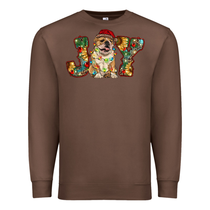 Bulldog Christmas Joy Premium Sweatshirt by RanaPortraitStore | Teevron