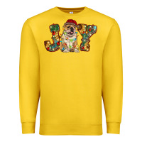 Lemon bulldog christmas joy Premium Sweatshirt - RanaPortraitStore