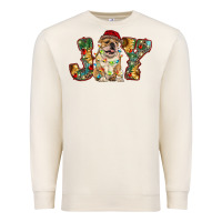 Sandshell bulldog christmas joy Premium Sweatshirt - RanaPortraitStore