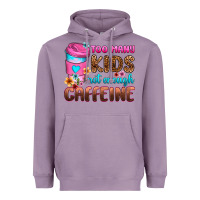 Lavender too many kids not enough caffeine Heavyweight Hoodie - Zillion Design Studio
