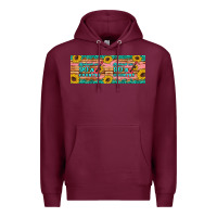 Burgundy raised on 90's country mug 11 oz Premium Hoodie - Artiststas