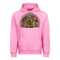Fuchsia Pink soldier boots camouflage leopard gemstone rainbow Urban Hoodie - Artiststas