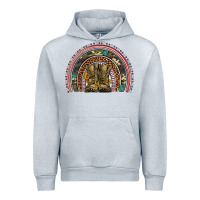 Heather Grey soldier boots camouflage leopard gemstone rainbow Urban Hoodie - Artiststas