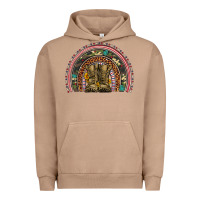 Pigment Burro soldier boots camouflage leopard gemstone rainbow Urban Hoodie - Artiststas