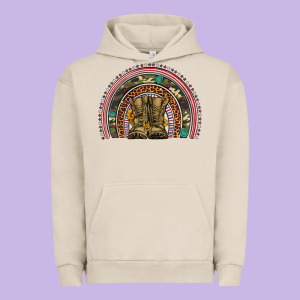 Soldier Boots Camouflage Leopard Gemstone Rainbow Urban Hoodie Designed By Artiststas