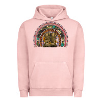 Pigment Salmon soldier boots camouflage leopard gemstone rainbow Urban Hoodie - Artiststas