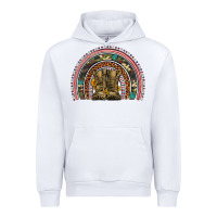 White soldier boots camouflage leopard gemstone rainbow Urban Hoodie - Artiststas