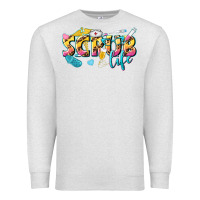 Oatmeal Heather scrub life Premium Sweatshirt - texasbilliewilder
