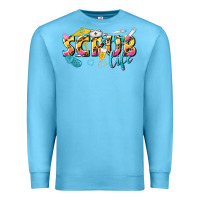 Ocean Blue scrub life Premium Sweatshirt - texasbilliewilder