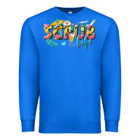 True Royal scrub life Premium Sweatshirt - texasbilliewilder