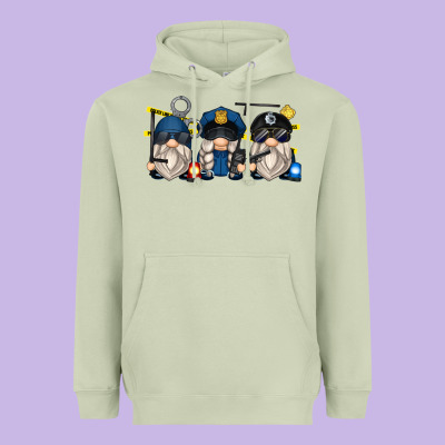 Heavyweight Hoodie police gnomes