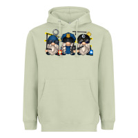 Matcha police gnomes Heavyweight Hoodie - Zillion Design Studio