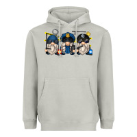 Moon Dust police gnomes Heavyweight Hoodie - Zillion Design Studio
