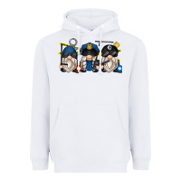 White police gnomes Heavyweight Hoodie - Zillion Design Studio