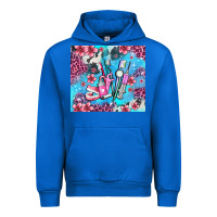 Cobalt dentist element with flowers Urban Hoodie - AdoDesignShop