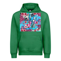 Emerald dentist element with flowers Urban Hoodie - AdoDesignShop