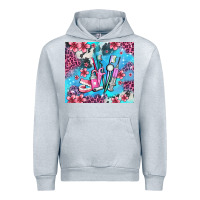 Heather Grey dentist element with flowers Urban Hoodie - AdoDesignShop