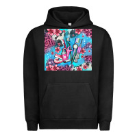 Pigment Black dentist element with flowers Urban Hoodie - AdoDesignShop
