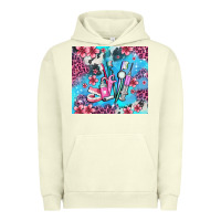 Pigment Pistachio dentist element with flowers Urban Hoodie - AdoDesignShop