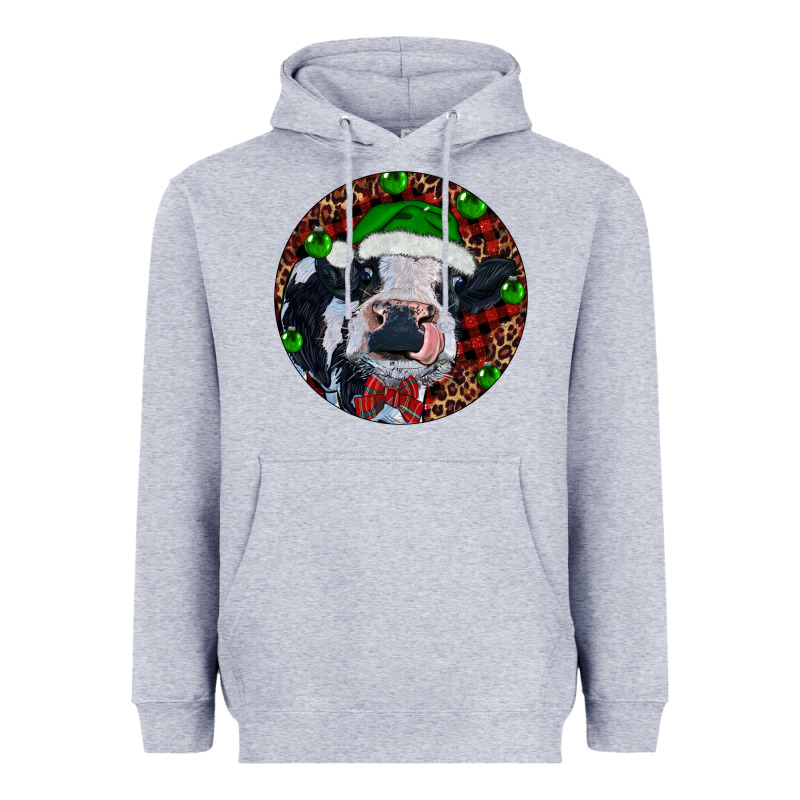 Baby Cow Christmas Heavyweight Hoodie by RanaPortraitStore | Teevron
