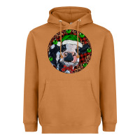 Meerkat Baby Cow Christmas Heavyweight Hoodie - RanaPortraitStore