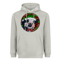 Moon Dust Baby Cow Christmas Heavyweight Hoodie - RanaPortraitStore