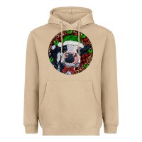 Mushroom Baby Cow Christmas Heavyweight Hoodie - RanaPortraitStore