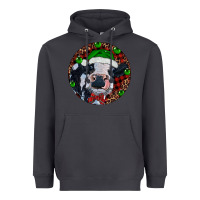 Smoke Baby Cow Christmas Heavyweight Hoodie - RanaPortraitStore