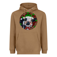 Toasted Coconut Baby Cow Christmas Heavyweight Hoodie - RanaPortraitStore