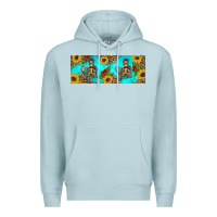 Blue Mist skeleton coffee and coffee plants 11 oz Premium Hoodie - Artiststas