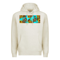 Oatmeal Heather skeleton coffee and coffee plants 11 oz Premium Hoodie - Artiststas