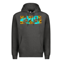 Charcoal Heather skeleton coffee and coffee plants 11 oz Premium Hoodie - Artiststas