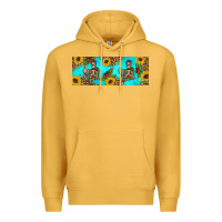 Mustard skeleton coffee and coffee plants 11 oz Premium Hoodie - Artiststas