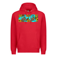 Red skeleton coffee and coffee plants 11 oz Premium Hoodie - Artiststas