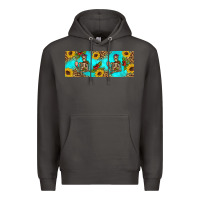 Smoke skeleton coffee and coffee plants 11 oz Premium Hoodie - Artiststas